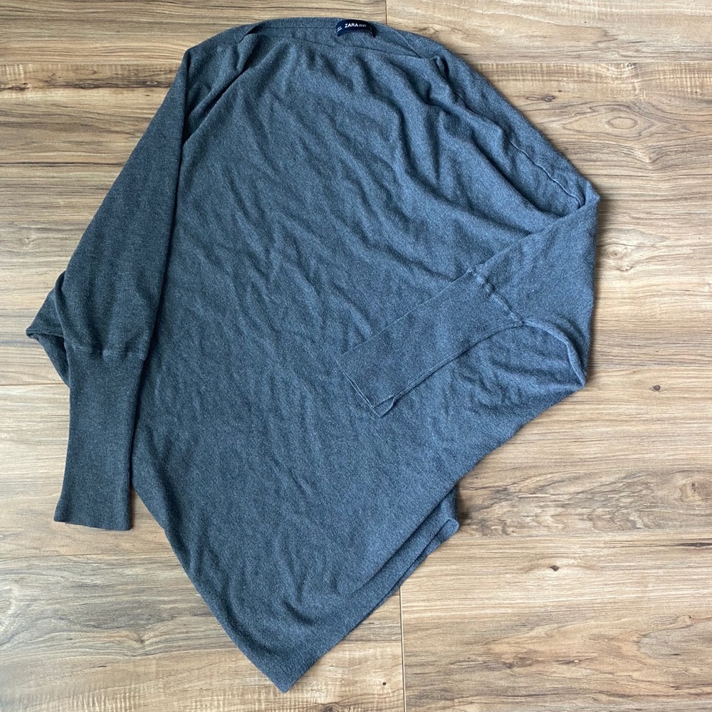 ZARA knit asymmetrical sweater